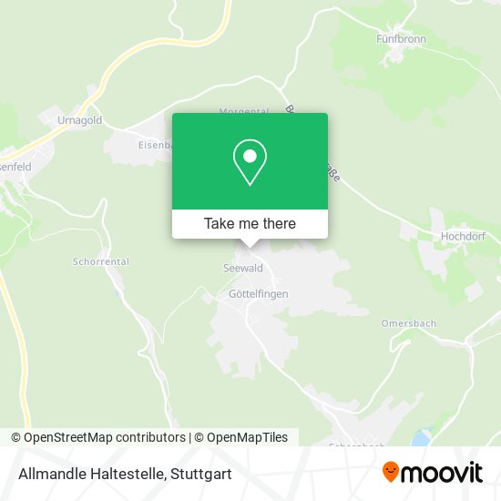 Allmandle Haltestelle map