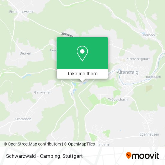 Карта Schwarzwald - Camping