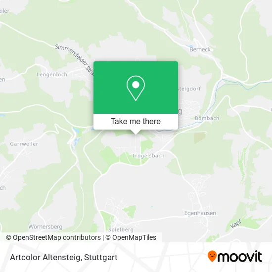 Карта Artcolor Altensteig