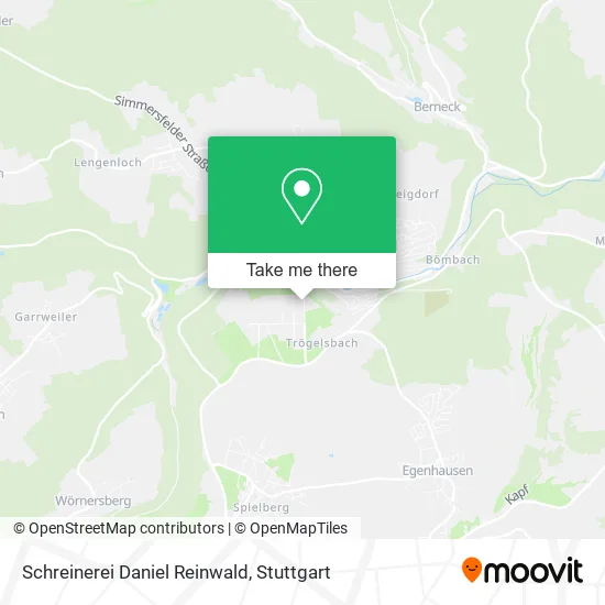 Карта Schreinerei Daniel Reinwald