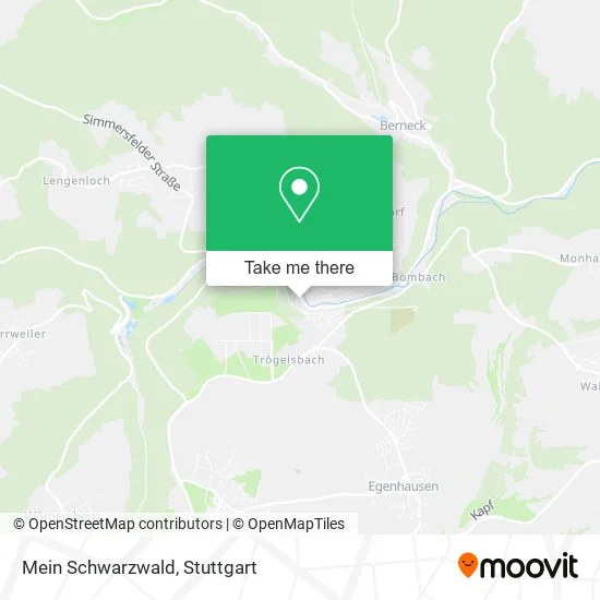 Карта Mein Schwarzwald
