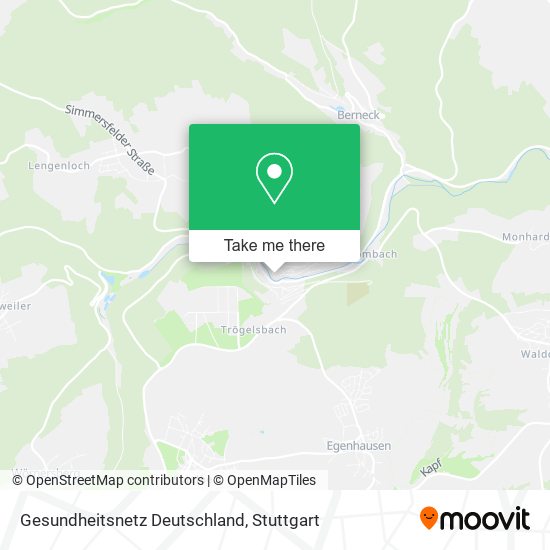 Gesundheitsnetz Deutschland map