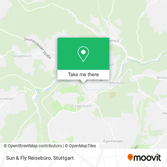 Карта Sun & Fly Reisebüro