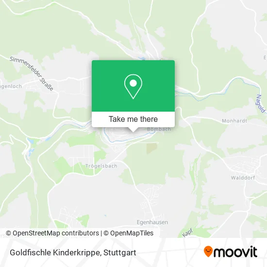 Карта Goldfischle Kinderkrippe