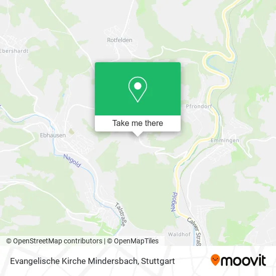 Карта Evangelische Kirche Mindersbach