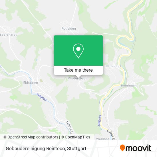 Gebäudereinigung Reinteco map