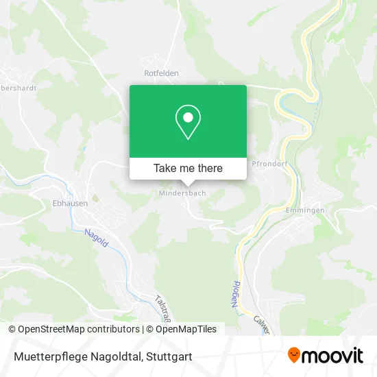 Карта Muetterpflege Nagoldtal