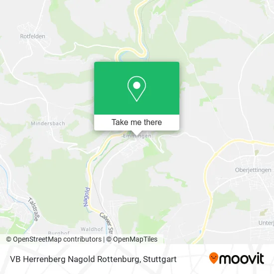 Карта VB Herrenberg Nagold Rottenburg