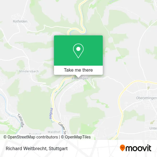 Richard Weitbrecht map