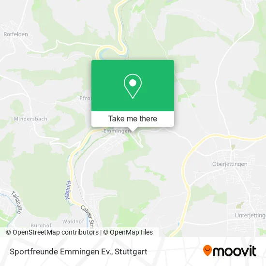 Карта Sportfreunde Emmingen Ev.