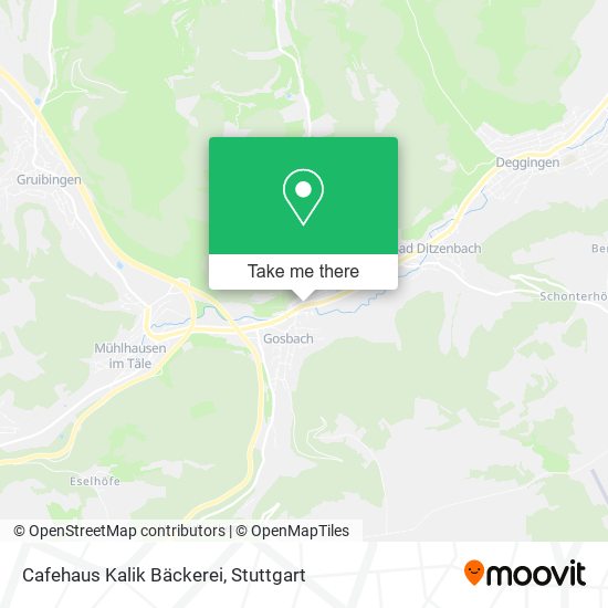 Cafehaus Kalik Bäckerei map