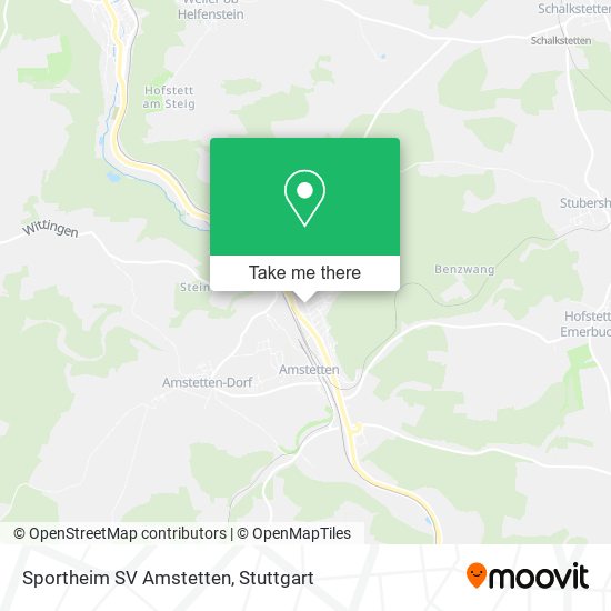 Sportheim SV Amstetten map