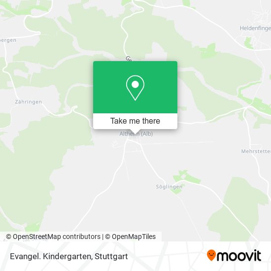 Evangel. Kindergarten map