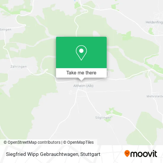 Карта Siegfried Wipp Gebrauchtwagen