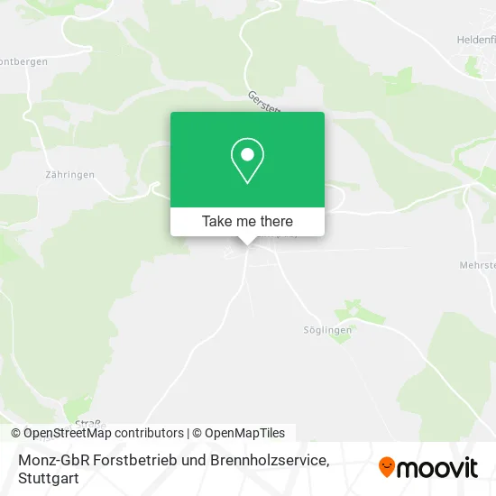 Карта Monz-GbR Forstbetrieb und Brennholzservice