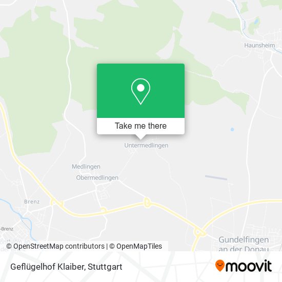Geflügelhof Klaiber map