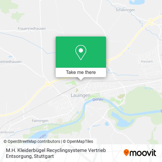 M.H. Kleiderbügel Recyclingsysteme Vertrieb Entsorgung map