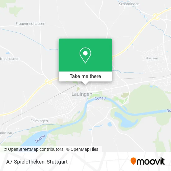 Карта A7 Spielotheken