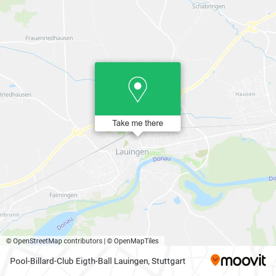 Карта Pool-Billard-Club Eigth-Ball Lauingen