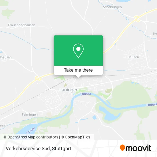 Карта Verkehrsservice Süd