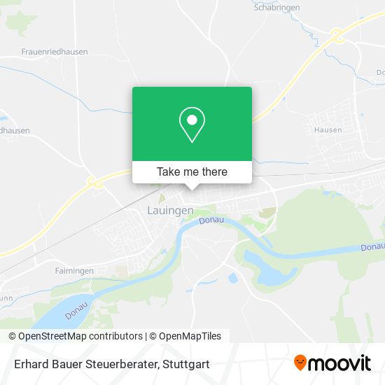 Erhard Bauer Steuerberater map