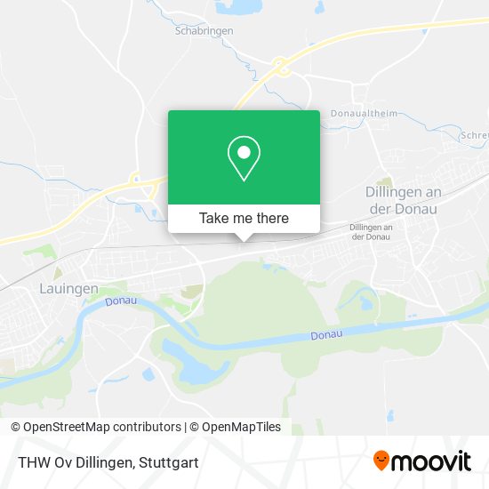 Карта THW Ov Dillingen