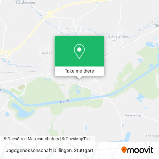 Jagdgenossenschaft Dillingen map