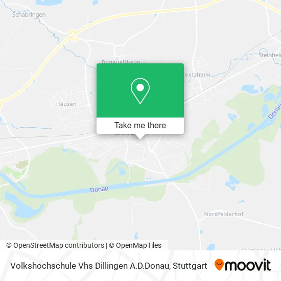Карта Volkshochschule Vhs Dillingen A.D.Donau
