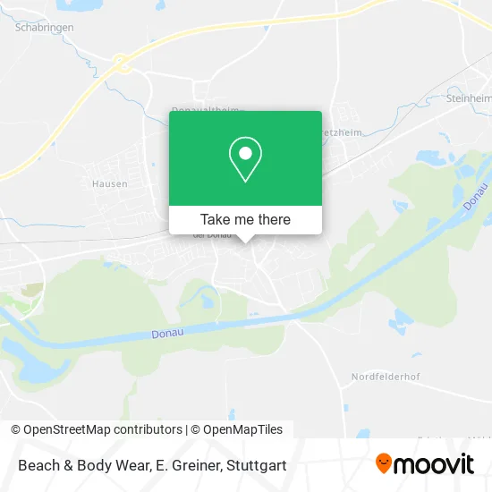 Карта Beach & Body Wear, E. Greiner