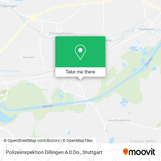 Карта Polizeiinspektion Dillingen A.D.Do.