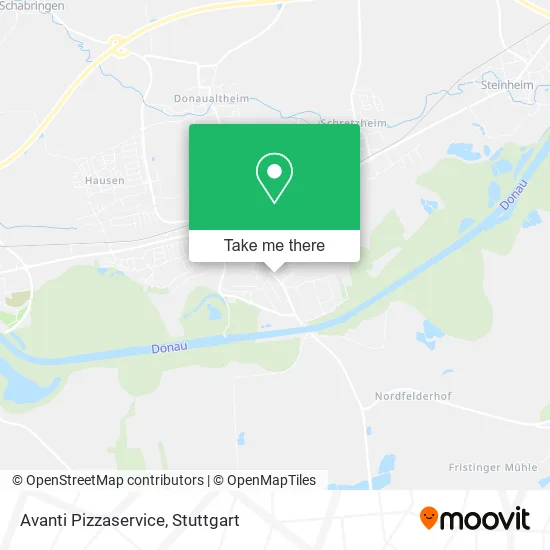 Карта Avanti Pizzaservice