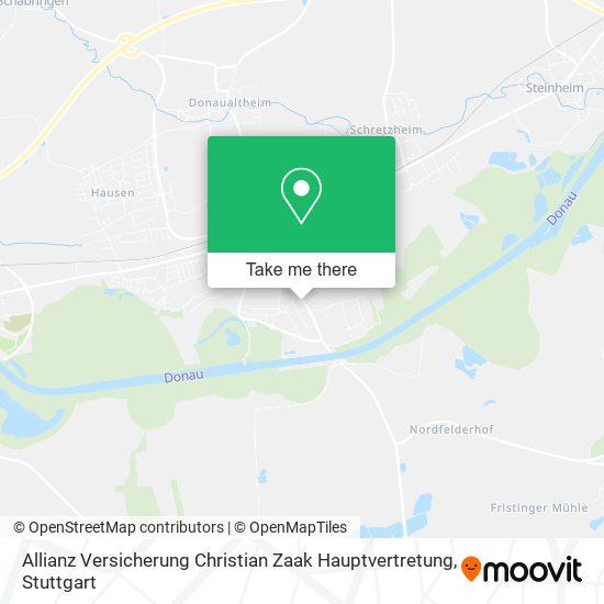 Allianz Versicherung Christian Zaak Hauptvertretung map