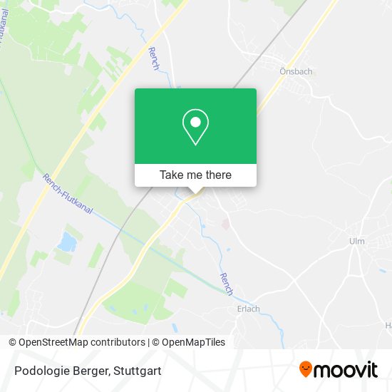 Podologie Berger map