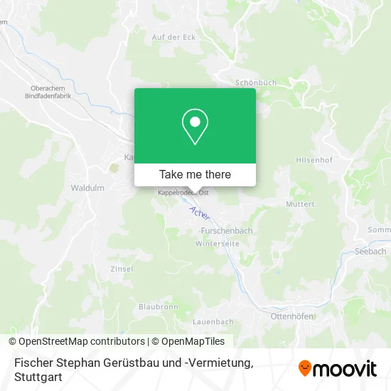 Карта Fischer Stephan Gerüstbau und -Vermietung