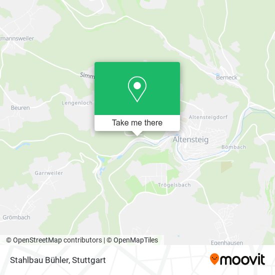 Stahlbau Bühler map