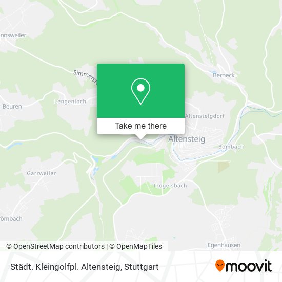 Карта Städt. Kleingolfpl. Altensteig