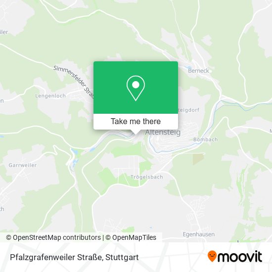 Pfalzgrafenweiler Straße map