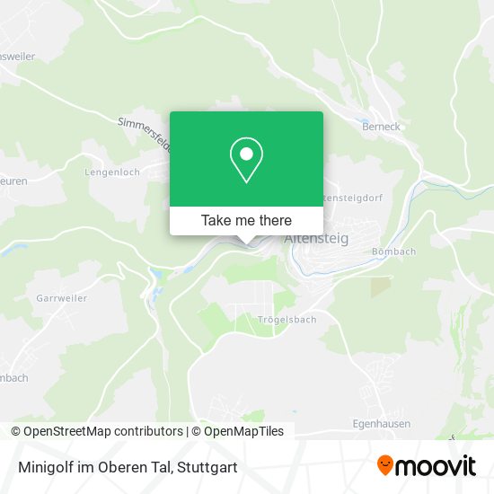 Карта Minigolf im Oberen Tal
