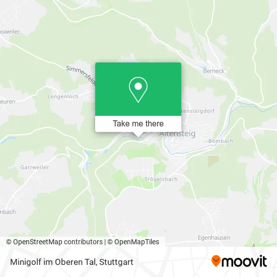 Карта Minigolf im Oberen Tal