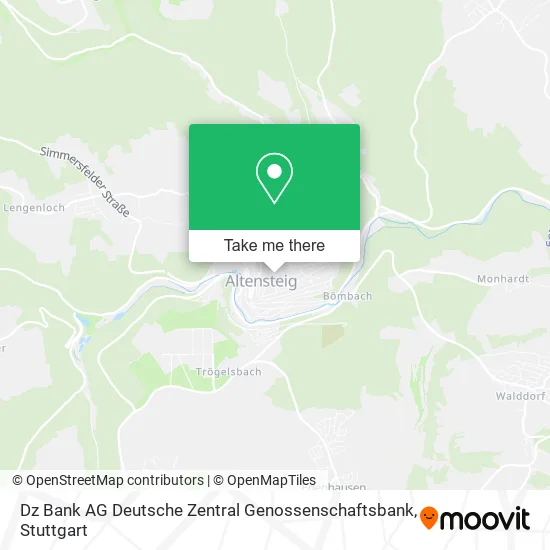 Карта Dz Bank AG Deutsche Zentral Genossenschaftsbank