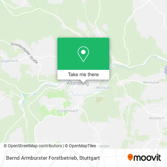 Карта Bernd Armburster Forstbetrieb