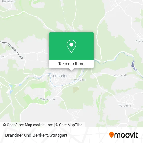 Карта Brandner und Benkert