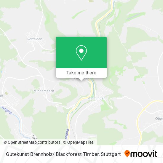 Gutekunst Brennholz/ Blackforest Timber map