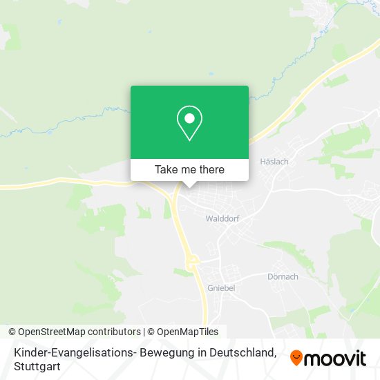 Карта Kinder-Evangelisations- Bewegung in Deutschland