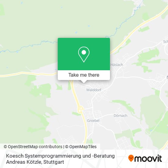 Koesch Systemprogrammierung und -Beratung Andreas Kötzle map