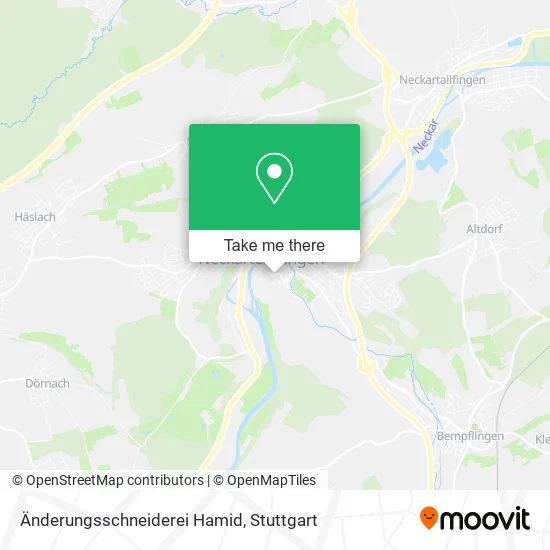 Карта Änderungsschneiderei Hamid