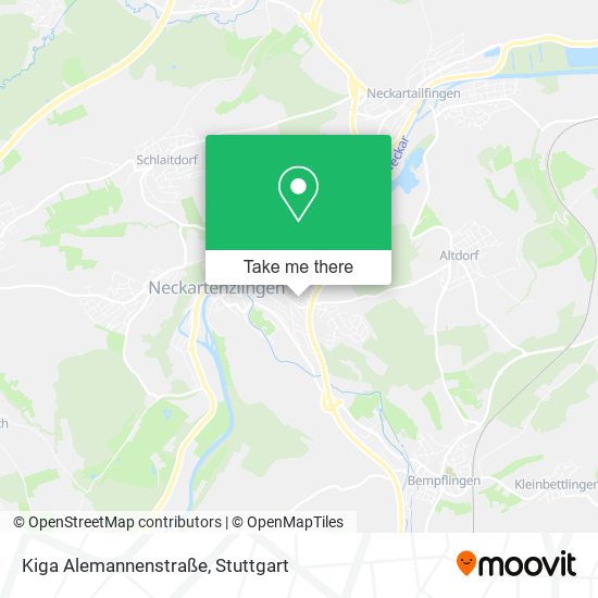 Kiga Alemannenstraße map