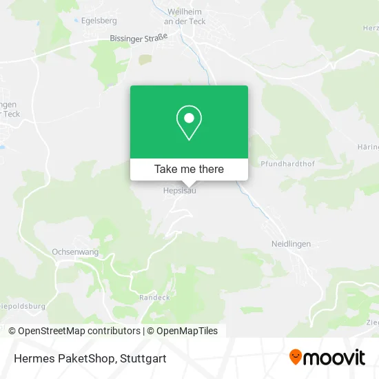 Карта Hermes PaketShop