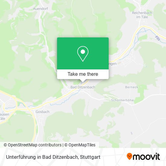 Unterführung in Bad Ditzenbach map