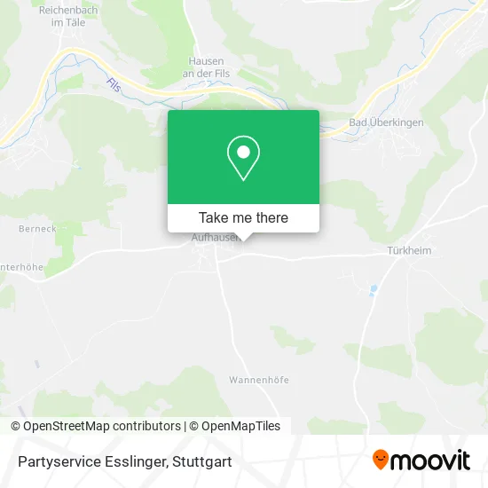 Partyservice Esslinger map